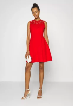 Wal G Accessorie Neck Skater Dress – Cocktail Dress / Party Dress . Opening Sales|Women Dress