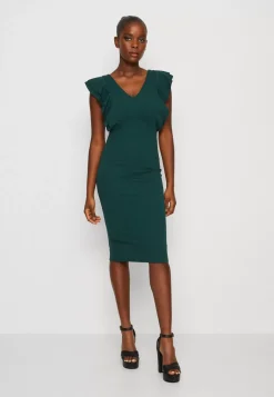 Wal G Alessia Frill Sleeve Midi Dress – Jersey Dress . Online Sales|Women Dress