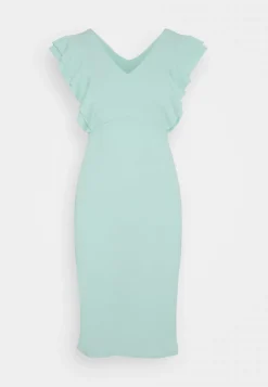 Wal G Alessia Frill Sleeve Midi Dress – Jersey Dress . Crazy Deals|Women Dress