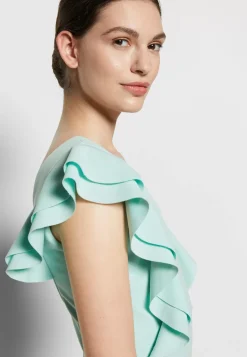 Wal G Alessia Frill Sleeve Midi Dress – Jersey Dress . Crazy Deals|Women Dress