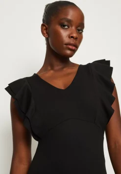 Wal G Alessia Frill Sleeve Midi Dress – Jersey Dress . Sale|Women Dress