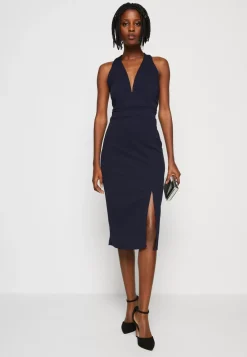 Wal G Anna V Neck Midi Dress – Jersey Dress . Top Sellers|Women Dress