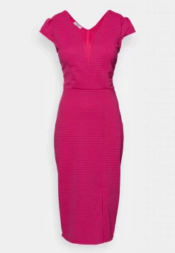 Wal G Armina V Neck Cap Sleeve Midi Dress – Cocktail Dress / Party Dress . Free Delivery|Women Dress