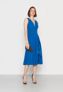 Wal G Ashton Frill Midi Dress – Cocktail Dress / Party Dress . Free Delivery|Women Dress