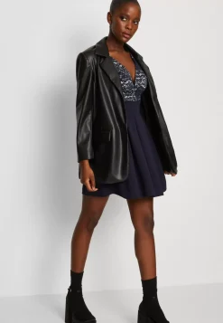 Wal G Belle V Neck Skater Dress – Cocktail Dress / Party Dress . Opening Sales|Women Dress