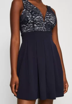 Wal G Belle V Neck Skater Dress – Cocktail Dress / Party Dress . Opening Sales|Women Dress