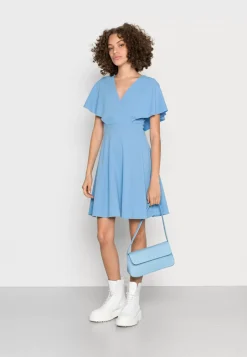 Wal G Betty V Neck Wrap Skater Dress – Day Dress . Sale|Women Dress