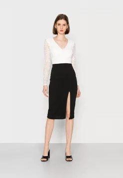 Wal G Blake Long Sleeve Midi Dress – Shift Dress . Excellent|Women Dress
