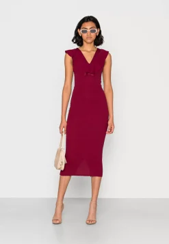 Wal G Brooke Frill Midi Dress – Shift Dress . Excellent|Women Dress