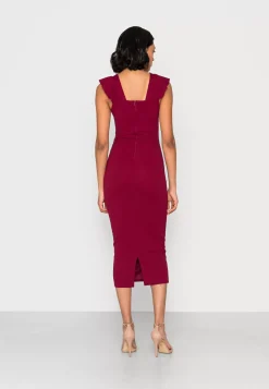Wal G Brooke Frill Midi Dress – Shift Dress . Excellent|Women Dress