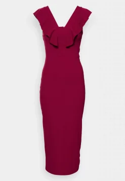 Wal G Brooke Frill Midi Dress – Shift Dress . Excellent|Women Dress