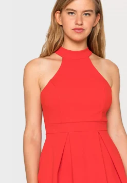 Wal G Cheryl Halter Neck Skater Dress – Day Dress . Discount Online|Women Dress