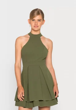 Wal G Cheryl Halter Neck Skater Dress – Day Dress . Crazy Deals|Women Dress