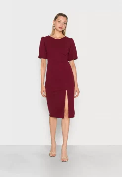 Wal G Cole Sleeve Midi Dress – Jersey Dress . Cheap|Women Dress