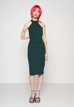 Wal G Constance Pleat Midi – Cocktail Dress / Party Dress . Official|Women Dress