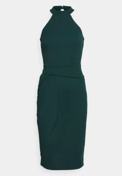 Wal G Constance Pleat Midi – Cocktail Dress / Party Dress . Official|Women Dress