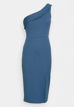 Wal G Dakota One Shoulder Frill Midi Dress – Cocktail Dress / Party Dress . Special|Women Dress