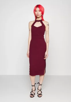 Wal G Demi Cross Over Midi – Jersey Dress . Discount Online|Women Dress