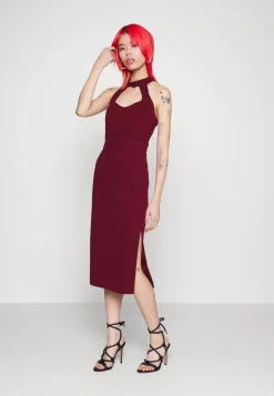 Wal G Demi Cross Over Midi – Jersey Dress . Discount Online|Women Dress