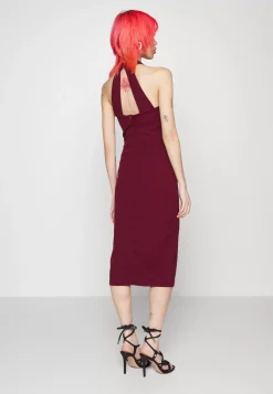 Wal G Demi Cross Over Midi – Jersey Dress . Discount Online|Women Dress