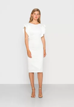 Wal G Diana Ruffle Sleeve Midi Dress – Jersey Dress . Top Sellers|Women Dress
