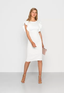 Wal G Diana Ruffle Sleeve Midi Dress – Jersey Dress . Top Sellers|Women Dress