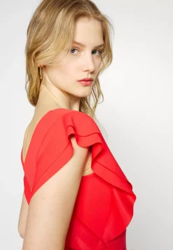 Wal G Diana Ruffle Sleeve Midi Dress – Jersey Dress . Top Sellers|Women Dress
