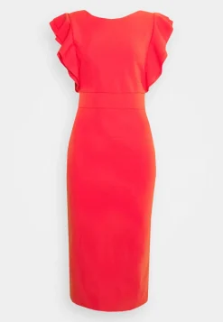 Wal G Diana Ruffle Sleeve Midi Dress – Jersey Dress . Top Sellers|Women Dress