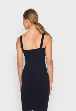 Wal G Donataheart Neck Belted Midi Dress – Shift Dress . Discount Sale|Women Dress