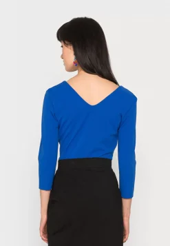 Wal G Ebba V Neck 3/4 Sleeve Body Suit – Long Sleeved Top . Crazy Deals|Women Top