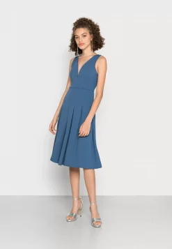 Wal G Elsa Dart Midi Dress – Cocktail Dress / Party Dress . Shop|Women Dress