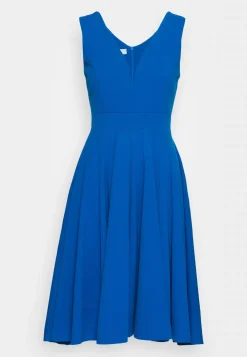 Wal G Eva V Neck Pleated Midi Dress – Cocktail Dress / Party Dress . Free Delivery|Women Dress