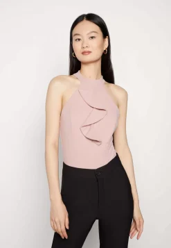 Wal G Fran Frill Bodysuit – Top . Discount Sale|Women Top