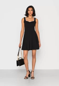 Wal G Giannaheart Neck Skater Dress – Jersey Dress . Special|Women Dress