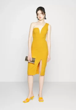 Wal G Gigi One Shoulder Midi Dress – Cocktail Dress / Party Dress . Special|Women Dress