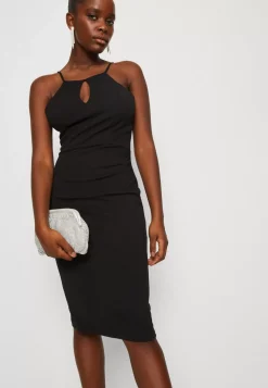 Wal G Harriet Halter Midi Dress – Jersey Dress . Official|Women Dress