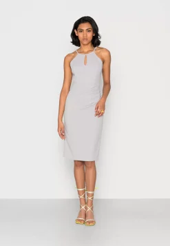 Wal G Harriet Halter Midi Dress – Jersey Dress . Cheap|Women Dress