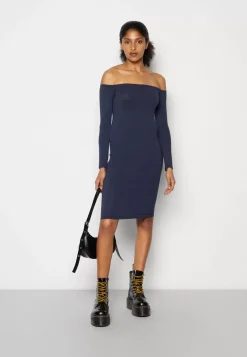 Wal G Harry Off Shoulder Midi Dress – Jersey Dress . Excellent|Women Dress