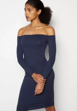 Wal G Harry Off Shoulder Midi Dress – Jersey Dress . Excellent|Women Dress