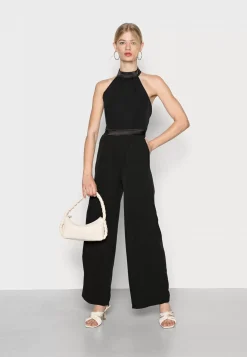 Wal G Harry Satin Band Wide Leg – Jumpsuit . Discount Sale|Women Jumpsuit