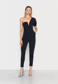 Wal G Helvia One Sleeve V Neck – Jumpsuit . Online Sales|Women Jumpsuit