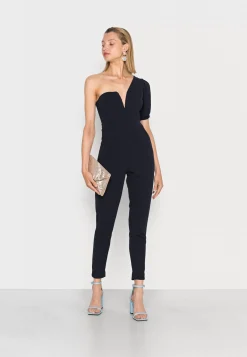 Wal G Helvia One Sleeve V Neck – Jumpsuit . Online Sales|Women Jumpsuit