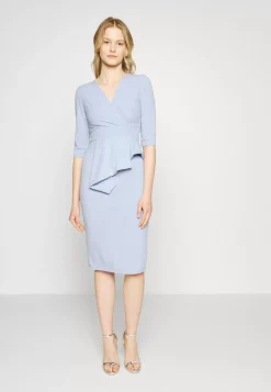 Wal G Isabella Wrap Midi Dress – Jersey Dress . Closeout Sale|Women Dress