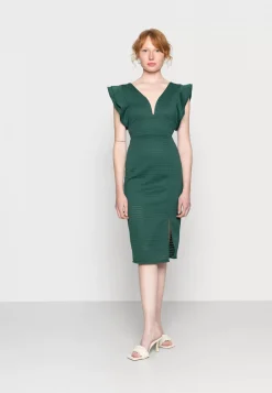 Wal G Jessy Perforated Midi Dress – Shift Dress . Special|Women Dress