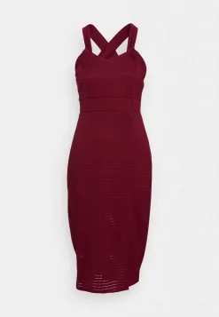 Wal G Jimmy Cross Over Midi Dress – Cocktail Dress / Party Dress . Cheap Online|Women Dress