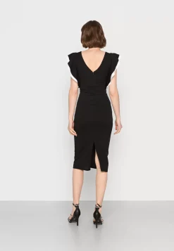 Wal G Kelly Ruffle Sleeve Midi Dress – Cocktail Dress / Party Dress . Cheap Online|Women Dress