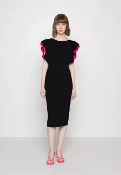 Wal G Kelly Ruffle Sleeve Midi Dress – Cocktail Dress / Party Dress . Excellent|Women Dress