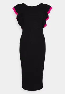 Wal G Kelly Ruffle Sleeve Midi Dress – Cocktail Dress / Party Dress . Excellent|Women Dress