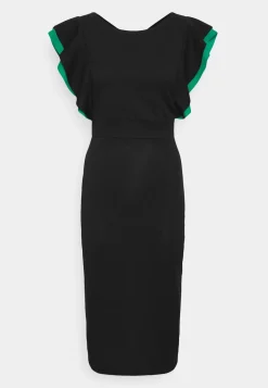 Wal G Kelly Ruffle Sleeve Midi Dress – Cocktail Dress / Party Dress . Sale|Women Dress