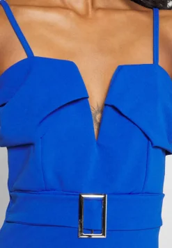 Wal G Lady V Neck Belt Midi Dress – Shift Dress . Sale|Women Dress